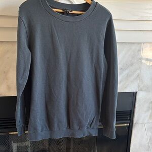 Topshop washed Navy Crewneck